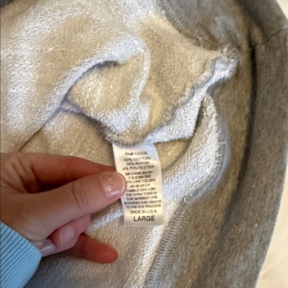 Free People Retrobrand Gray Paris Print Women’s Sweatshirt - Picture 3 of 3